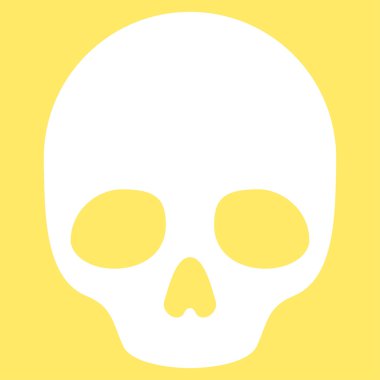 Kafatası vektör simgesi