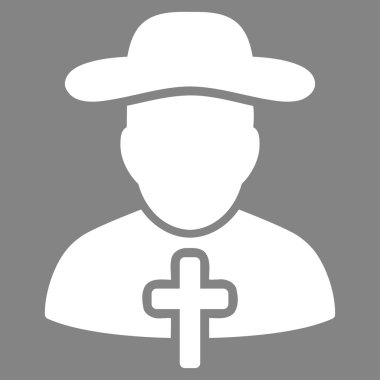 Rahip vektör simgesi