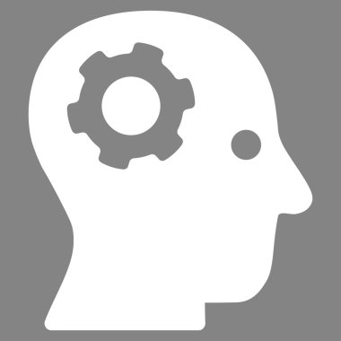 Düşünme vektör simgesi