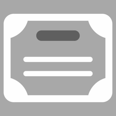 Sertifika Vektörü Simgesi