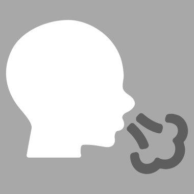 Hapşırma vektör simgesi