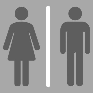 Tuvalet vektör simgesi