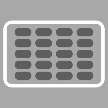 Blister vektör simgesi