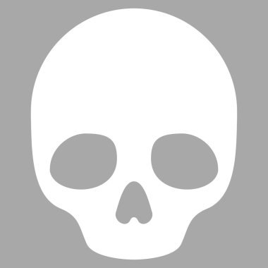 Kafatası vektör simgesi