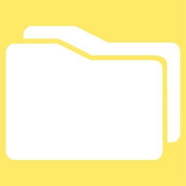 Klasörleri vektör simgesi