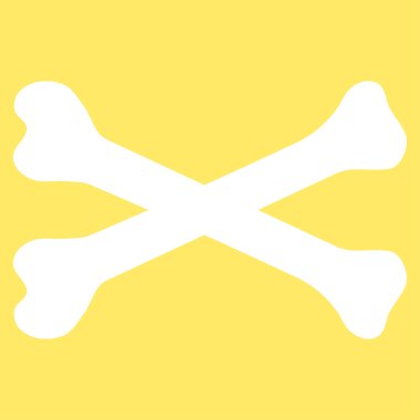 Kemikler vektör simgesi