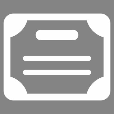 Sertifika Vektörü Simgesi