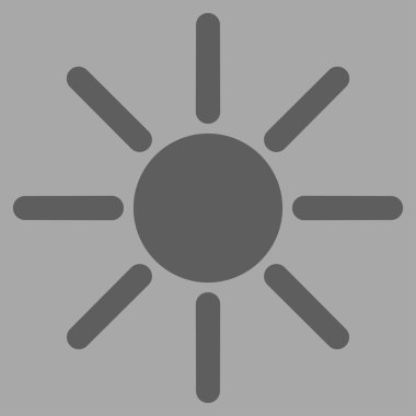 Parlaklık vektör simgesi