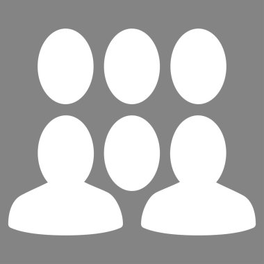 Kalabalık vektör simgesi