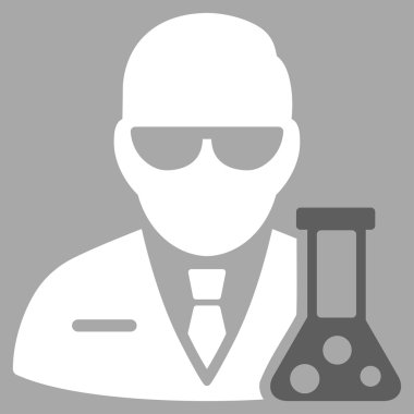 Bilim adamı vektör simgesi