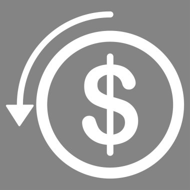 Geri ödeme vektör simgesi