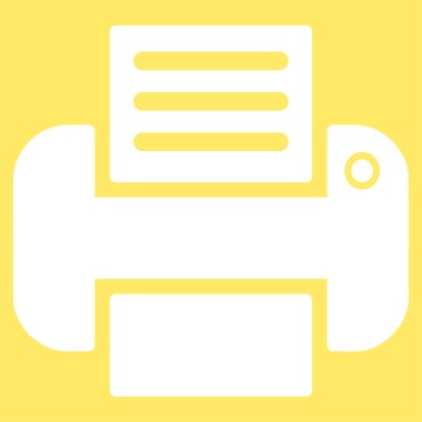 Yazdırma vektör simgesi