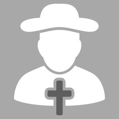 Rahip vektör simgesi