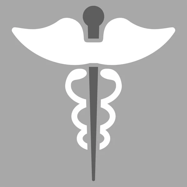 Caduceus Vector Icono — Archivo Imágenes Vectoriales