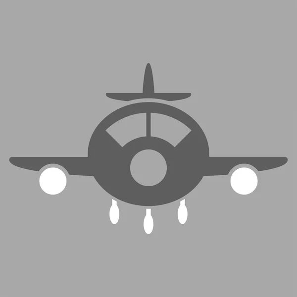 Flugzeug-Vektor-Symbol — Stockvektor
