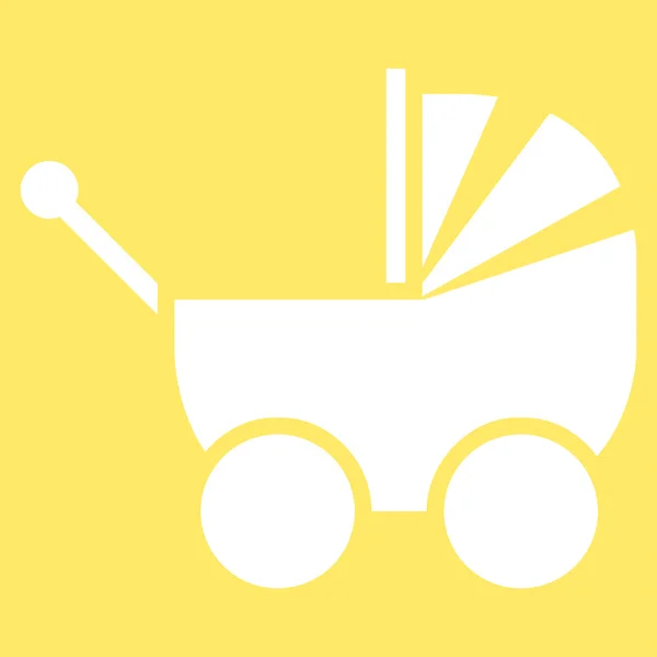 Pram Vector Icon — Stock Vector