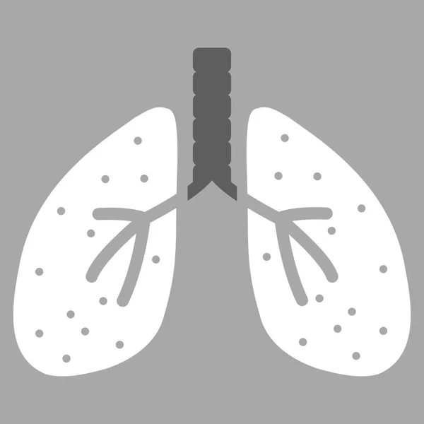 Lungs Vector Icon — Stock Vector