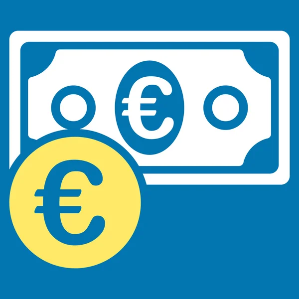 欧元现金钱图标 — 图库矢量图片