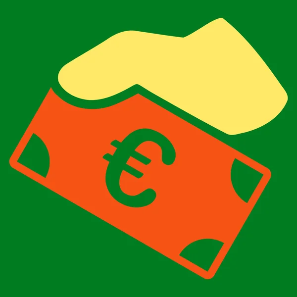 Євро оплати значок — стоковий вектор