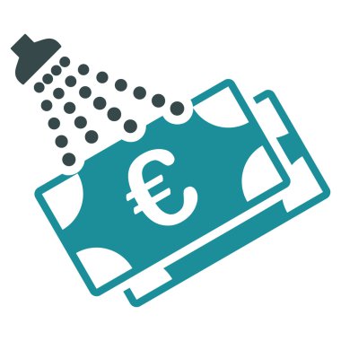 Euro Money Laundry Icon clipart