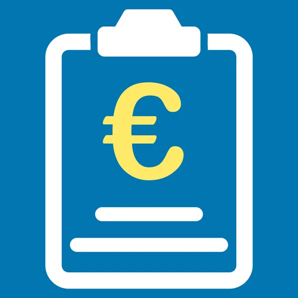 Euro prijzen pictogram — Stockvector