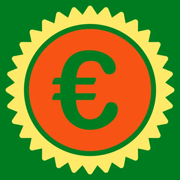 Icono de sello de calidad europea — Vector de stock