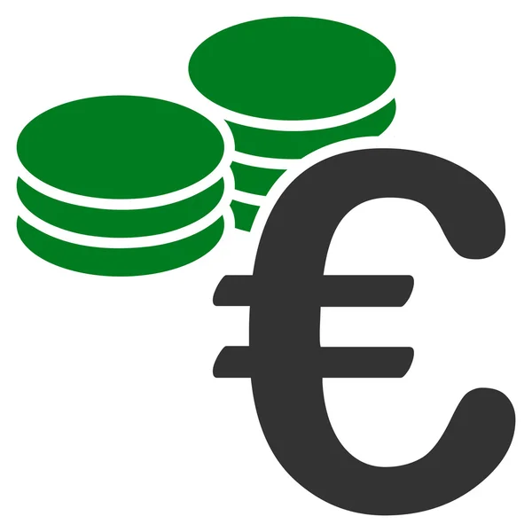 Euro para simgesi — Stok Vektör
