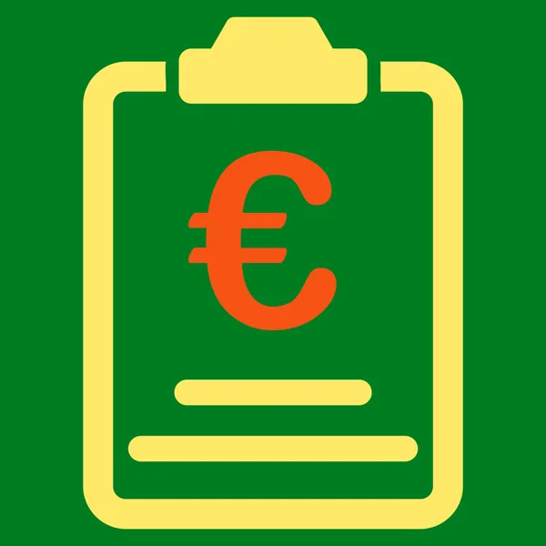 Euro Prezzi Icona — Vettoriale Stock