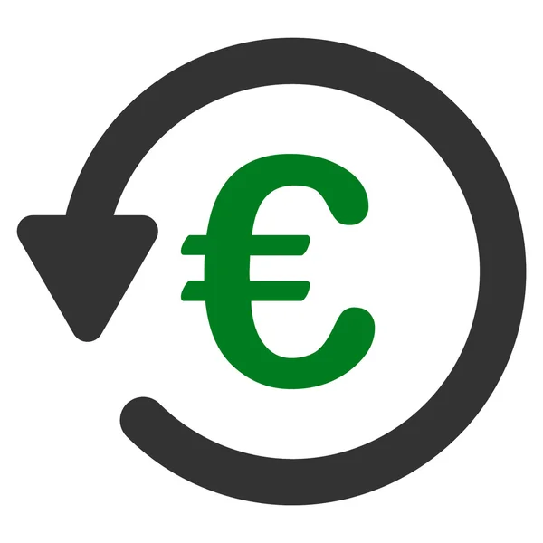 Icono de descuento en euros — Vector de stock