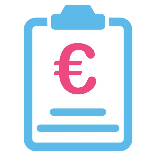 Euro prijzen pictogram — Stockvector