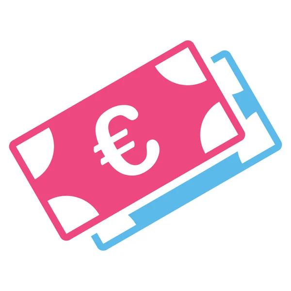 Symbol für Euro-Banknoten — Stockvektor