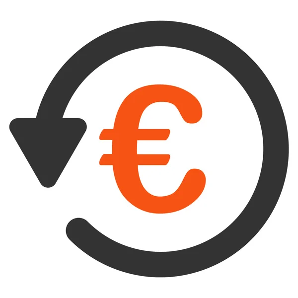 Icono de descuento en euros — Archivo Imágenes Vectoriales