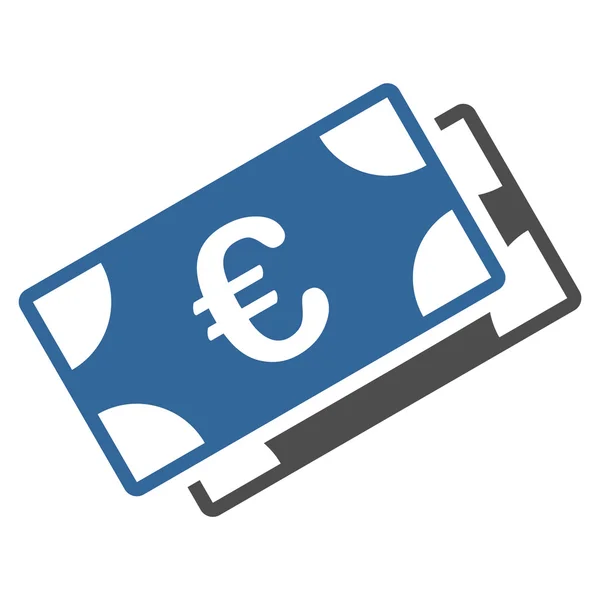 Symbol für Euro-Banknoten — Stockvektor