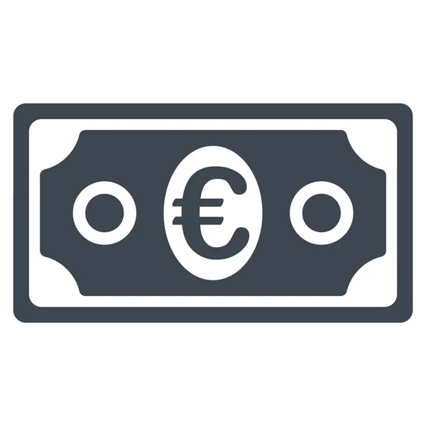 Euro-bankjegy ikon — Stock Vector