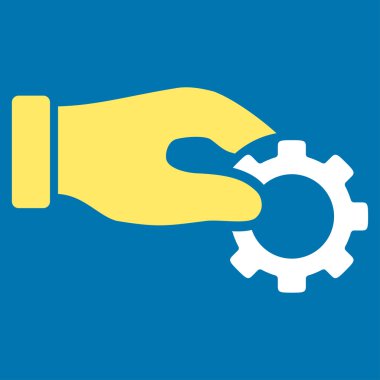 Geliştirme düz simgesi