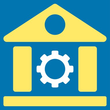 Fabrika düz simgesi