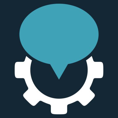 Sanayi harita işaretleyici düz simgesi