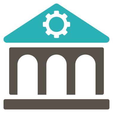 Fabrika düz simgesi