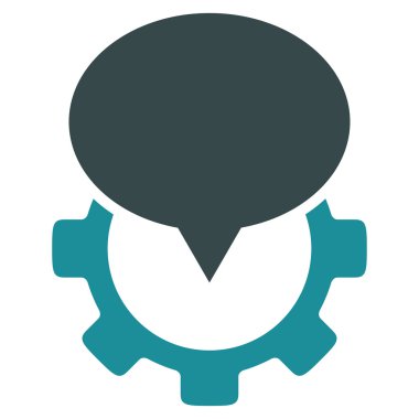 Sanayi harita işaretleyici düz simgesi