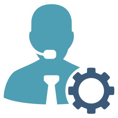 Operatör seçenekleri düz simgesi