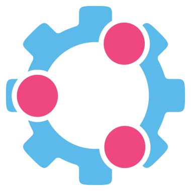 ekip çalışması düz simgesi