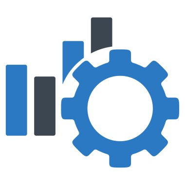 Gelişme grafik düz simgesi