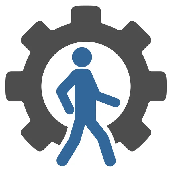 Developer Flat Icon — Stock Photo, Image