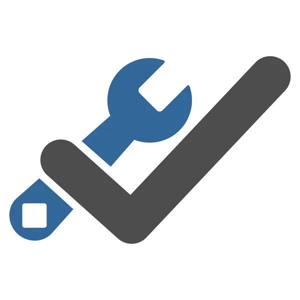 Valid Tools Flat Icon — Stock Photo, Image