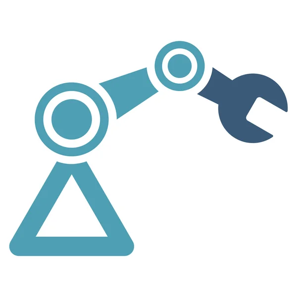 Robotics Flat Icon — Stock Photo, Image