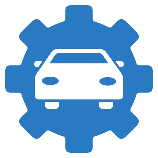 Icono plano de servicio de automóvil — Foto de Stock