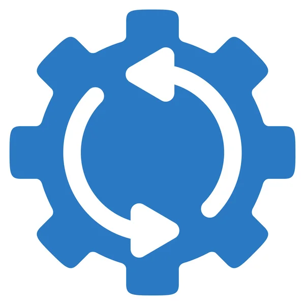 Refresh Engine Flat Icon — Stock Photo, Image