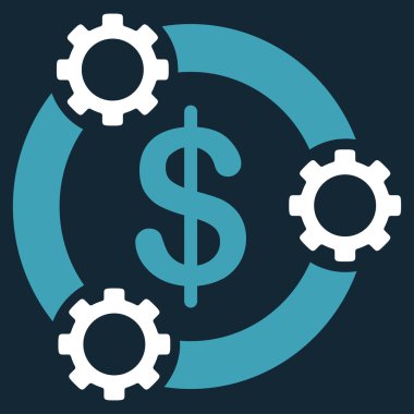 ekip çalışması düz simgesi