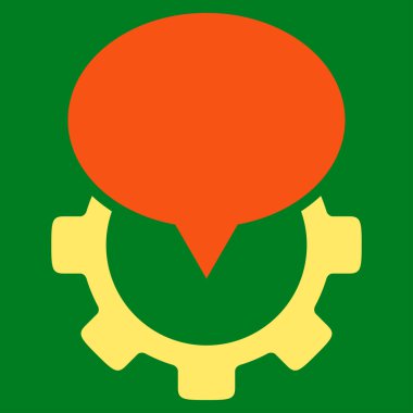 Sanayi harita işaretleyici düz simgesi