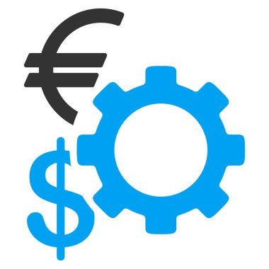 Mali seçenekleri düz simgesi